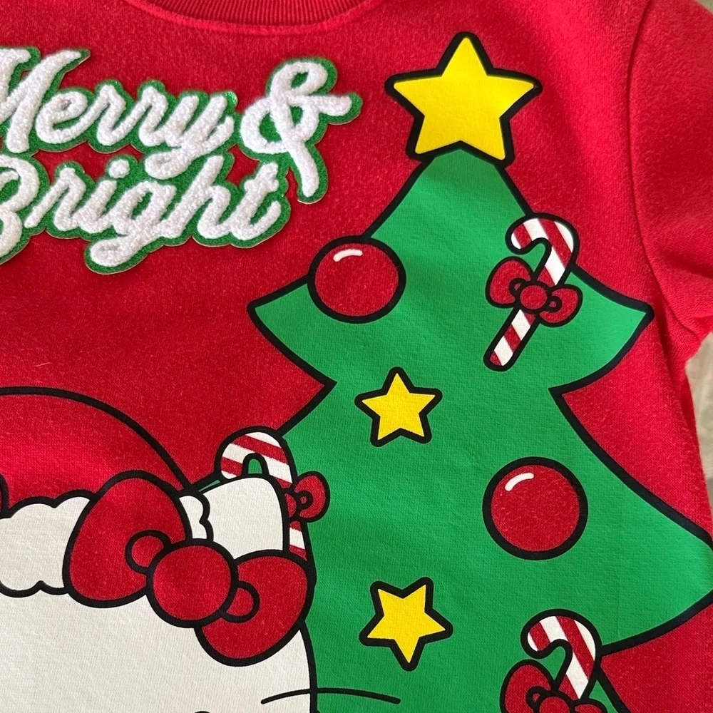 Hello Kitty Christmas Red Sweatshirt for Kids
